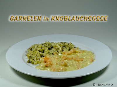 Garnelen in Knoblauchsosse Rezept