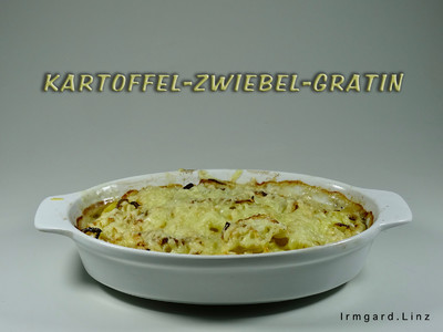 Kartoffel-Zwiebel-Gratin Rezept