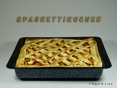 Spaghettikuchen unter Teiggitter Rezept