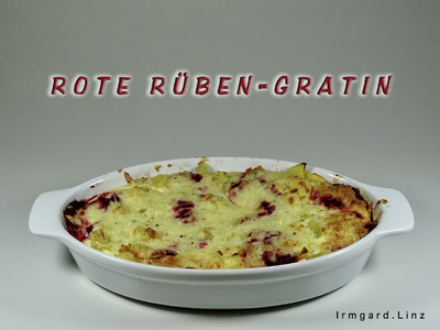 Rote Rüben Gratin Rezept