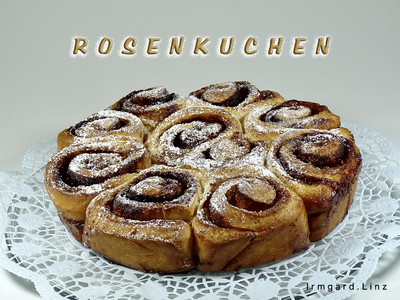 Klassischer Rosenkuchen Rezept