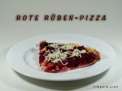 Rote Rüben Pizza Rezept