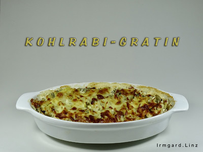 Kohlrabi-Gratin Rezept