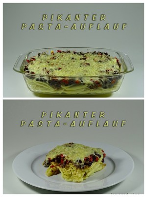 Pikanter Pasta-Auflauf Rezept