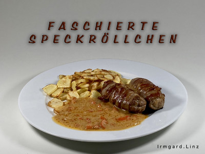 Faschierte Speckröllchen Rezept