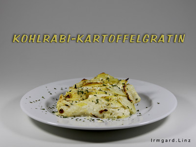 Kohlrabi-Kartoffel-Gratin Rezept