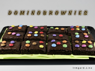 Dominobrownies Rezept