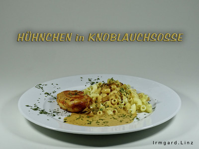 Hühnchen in Knoblauchsosse Rezept