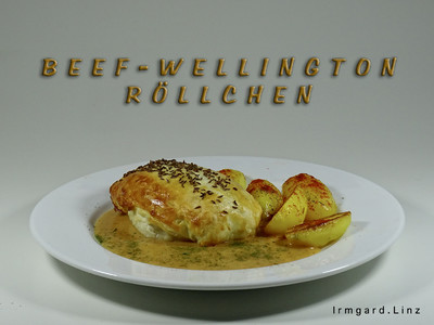 Beef-Wellington-Röllchen Rezept