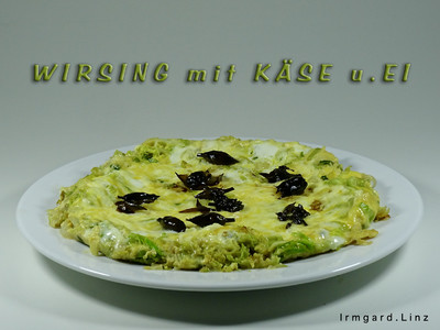 Wirsing mit Käse und Ei Rezept