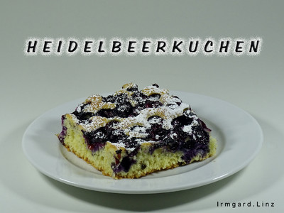 Heidelbeerkuchen Rezept