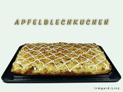 Rezept Apfelblechkuchen Apfelblechkuchen Rezept