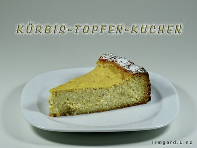 Kürbis-Topfen-Kuchen Rezept
