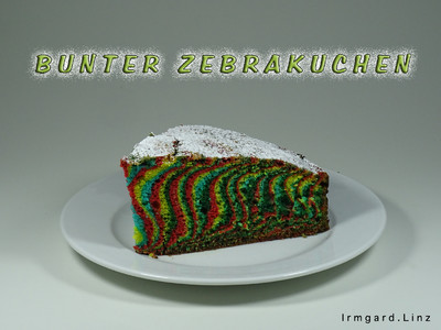 Bunter Zebrakuchen Rezept