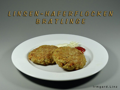 Linsen-Haferflockenbratlinge Rezept