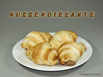 Nusscroissants Rezept