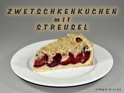 Zwetschkenkuchen mit Streusel Rezept