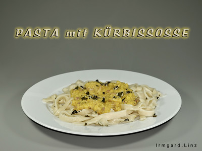 Pasta mit Kürbissosse Rezept