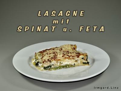 Spinatlasagne mit Feta Rezept