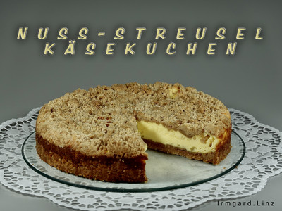 Nuss-Streuselkäsekuchen Rezept