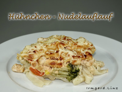 Hühnchen-Nudelauflauf Rezept