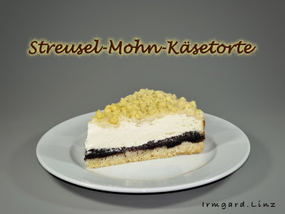 Streusel-Mohn-Käsetorte Rezept