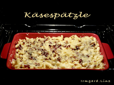 Überbackene Käsespätzle Rezept