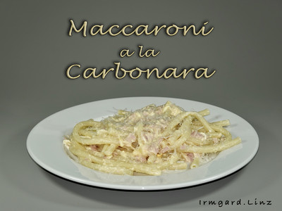 Maccaroni a la Carbonara Rezept