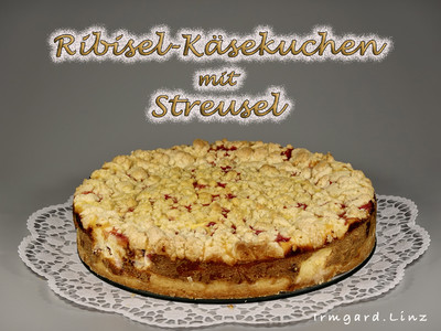 Ribiselkäsekuchen mit Streusel Rezept