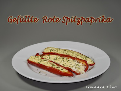 Gefüllte Rote Spitzpaprika Rezept