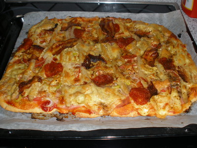 Hauspizza Rezept