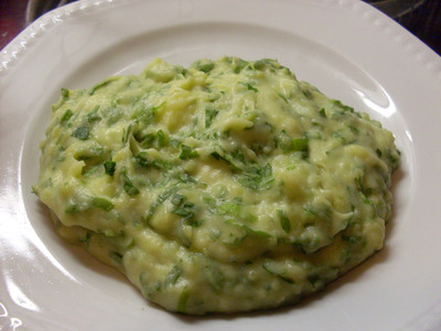 Erdäpfel - Bärlauch - Püree Rezept