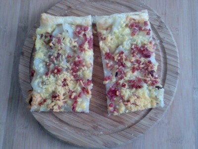 Topinambur-Flammkuchen Rezept