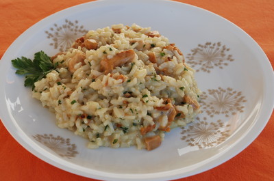 Eierschwammerlrisotto Rezept