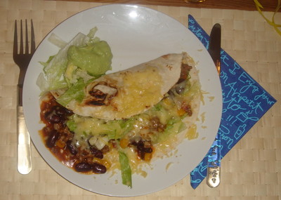 Chili Burritos mit Guacamole Rezept