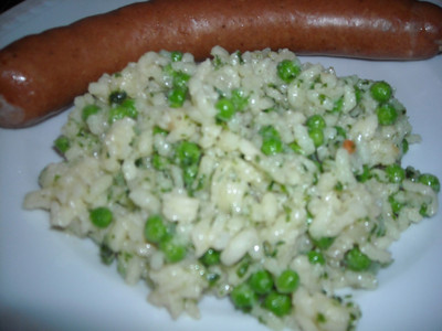 Erbsen - Risotto Rezept