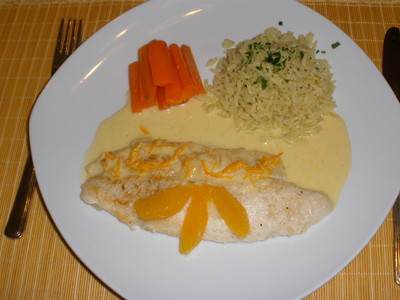 Pangasius in Orangensoße Rezept