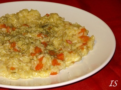 Risotto  con carote Rezept