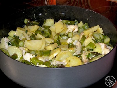 Seezungenpfanne mit Grünspargel Rezept