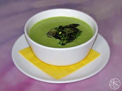 Rezept Grüne Spargelsuppe Grüne Spargelsuppe Rezept