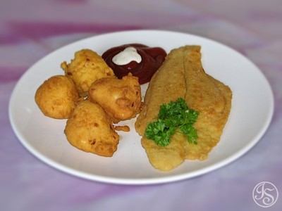 Catfish with Hush Puppies Rezept