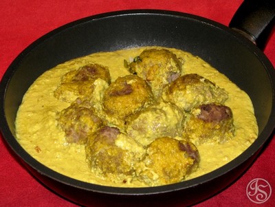 Fleischklösschen in Cashewsauce Rezept