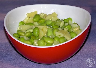 Kartoffelsalat mit Sojabohnen Rezept