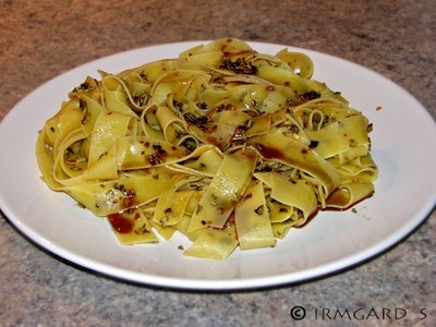 Pappardelle mit Kürbiskernpesto Rezept