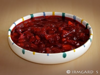 Cranberry-Apfel-Sauce Rezept
