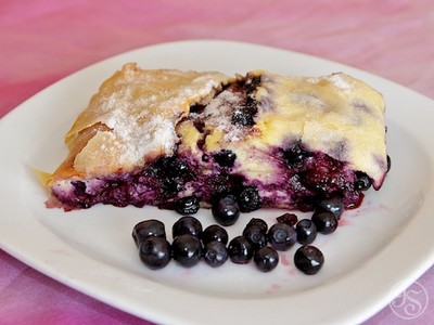 Heidelbeer-Topfen-Strudel Rezept