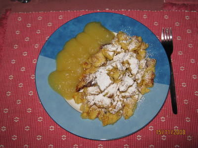 Kaiserschmarrn &amp; Apfelmus Rezept