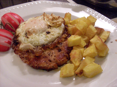 Karreesteak mit Spiegelei Rezept