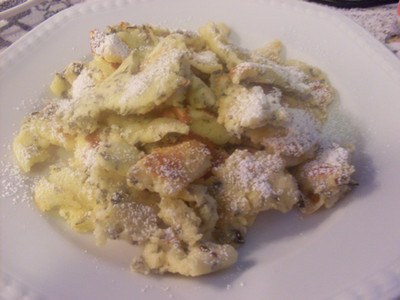 Kaiserschmarren mit Kürbiskernen Rezept