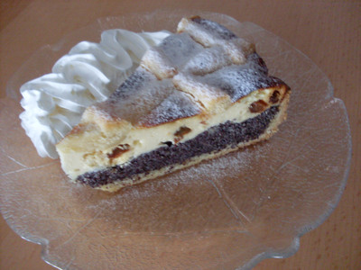 Topfen - Mohn - Torte Rezept